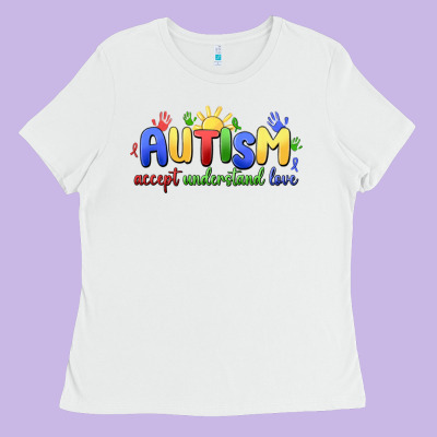 Ladies Tee autism accept understand love