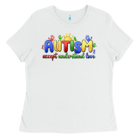 White autism accept understand love Ladies Tee - MaliasSmallBusiness