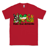 Red peace love st patricks Classic Tee - AdoDesignShop