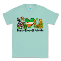 Seafoam peace love st patricks Classic Tee - AdoDesignShop