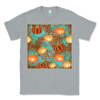 Heather Grey plaid fall pumpkin seamless Classic Tee - AdoDesignShop
