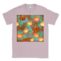 Lilac plaid fall pumpkin seamless Classic Tee - AdoDesignShop