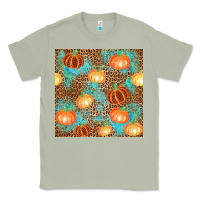 Matcha plaid fall pumpkin seamless Classic Tee - AdoDesignShop