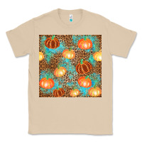 Mushroom plaid fall pumpkin seamless Classic Tee - AdoDesignShop