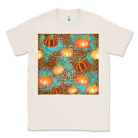 Natural plaid fall pumpkin seamless Classic Tee - AdoDesignShop