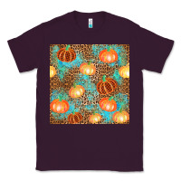 Plum plaid fall pumpkin seamless Classic Tee - AdoDesignShop