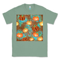 Sage plaid fall pumpkin seamless Classic Tee - AdoDesignShop