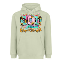 Matcha god is my refuge and strength Heavyweight Hoodie - LillyAllenDesigns