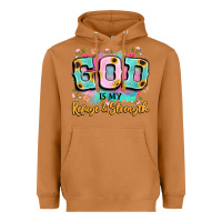 Meerkat god is my refuge and strength Heavyweight Hoodie - LillyAllenDesigns