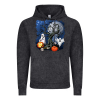 Vintage Arctic halloween tree and ghosts Vintage Hoodie - AdoDesignShop