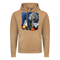 Vintage Camel halloween tree and ghosts Vintage Hoodie - AdoDesignShop
