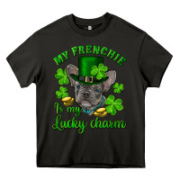 Asphalt st.patrick's day my french bulldog is my lucky charm Heavy Core Tee - RanaPortraitStore