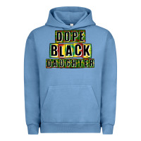 Pigment Pebble Blue dope black daughter Urban Hoodie - CowGirlArtShop
