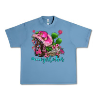 Pebble Blue cowgirl vibes with boots and gun Urban Heavy Tee - AdoDesignShop