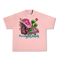 Salmon cowgirl vibes with boots and gun Urban Heavy Tee - AdoDesignShop