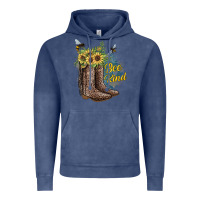 Vintage Denim Bee Kind Vintage Hoodie - JahusDesignShop