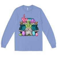 Colony Blue easter gnomes farm truck Long Sleeve Tee - Jasminsmagicworld