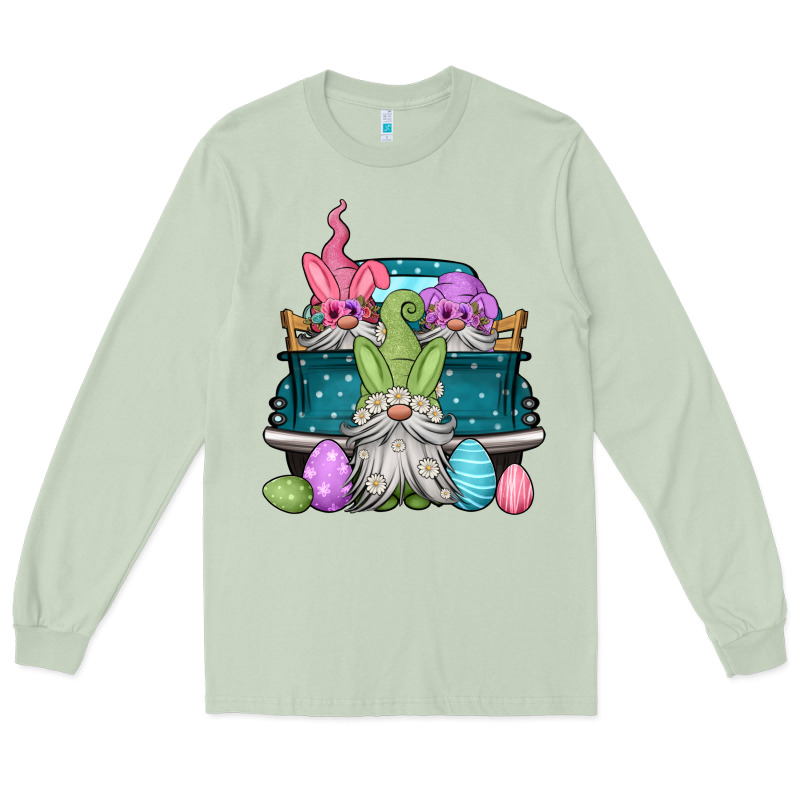Easter Gnomes Farm Truck Long Sleeve Tee by Jasminsmagicworld | Teevron