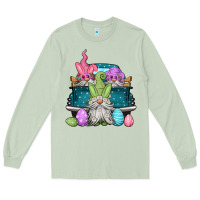Matcha easter gnomes farm truck Long Sleeve Tee - Jasminsmagicworld