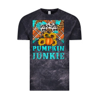 Cloud Black pumpkin junkie Vintage Tee - Artiststas