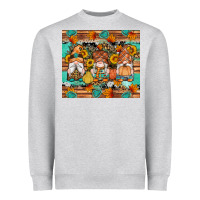 Heather Grey western fall gnomes tumbler Heavyweight Sweatshirt - Artiststas