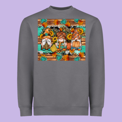 Western Fall Gnomes Tumbler Heavyweight Sweatshirt Designed By Artiststas