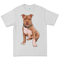 Dove Grey brown pitbull Premium Tee - RanaPortraitStore