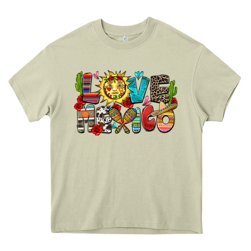 Love Mexico Heavy Core Tee by Zillion Design Studio | Teevron