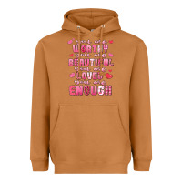 Meerkat you are worthy beautiful loved enough valentines Heavyweight Hoodie - LillyAllenDesigns