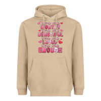Mushroom you are worthy beautiful loved enough valentines Heavyweight Hoodie - LillyAllenDesigns