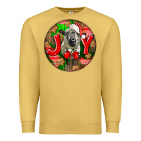 Antique Gold christmas hampshire sheep Premium Sweatshirt - LillyAllenDesigns