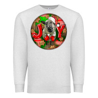 Oatmeal Heather christmas hampshire sheep Premium Sweatshirt - LillyAllenDesigns