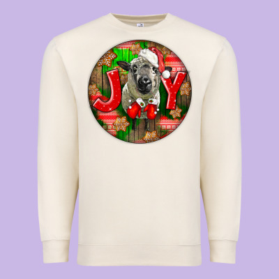 Christmas Hampshire Sheep Premium Sweatshirt Designed By Lillyallendesigns