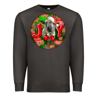Smoke christmas hampshire sheep Premium Sweatshirt - LillyAllenDesigns