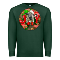 Sports Green christmas hampshire sheep Premium Sweatshirt - LillyAllenDesigns