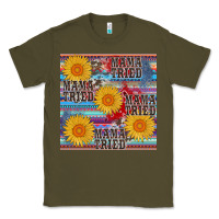 Army Green mama tried seamless Classic Tee - AdoDesignShop