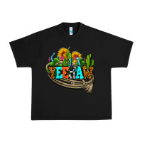 Black yeehaw and cactus with horseshoe Urban Heavy Tee - AdoDesignShop