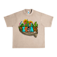 French Oak yeehaw and cactus with horseshoe Urban Heavy Tee - AdoDesignShop