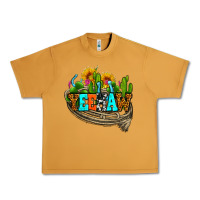Peanut Butter yeehaw and cactus with horseshoe Urban Heavy Tee - AdoDesignShop