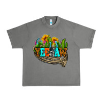 Tornado yeehaw and cactus with horseshoe Urban Heavy Tee - AdoDesignShop