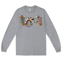 Heather Grey western nurse Long Sleeve Tee - BarkalooDesign