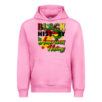 Fuchsia Pink black history is american history Urban Hoodie - CowGirlArtShop