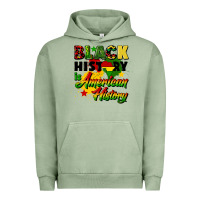 Pigment Oil Green black history is american history Urban Hoodie - CowGirlArtShop