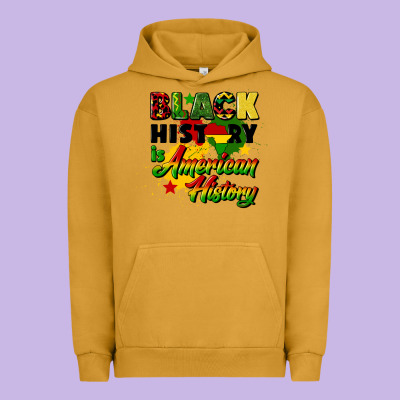 Black History Is American History Urban Hoodie Designed By Cowgirlartshop
