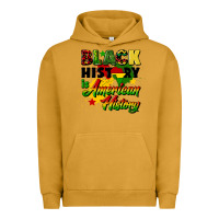 Pigment Peanut Butter black history is american history Urban Hoodie - CowGirlArtShop