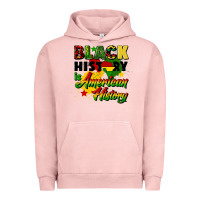 Pigment Salmon black history is american history Urban Hoodie - CowGirlArtShop