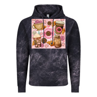 Cloud Black cafecito y chisme. Vintage Hoodie - JahusDesignShop