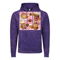 Cloud Purple cafecito y chisme. Vintage Hoodie - JahusDesignShop