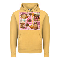 Vintage Mustard cafecito y chisme. Vintage Hoodie - JahusDesignShop