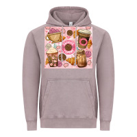 Vintage Zinc cafecito y chisme. Vintage Hoodie - JahusDesignShop